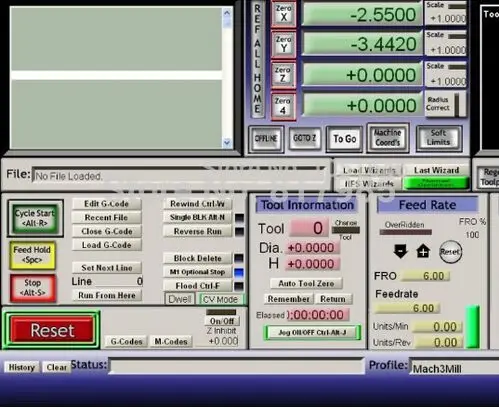 Engraving machine Mach3 controller software English with lience Commissioning tool road G code | Инструменты