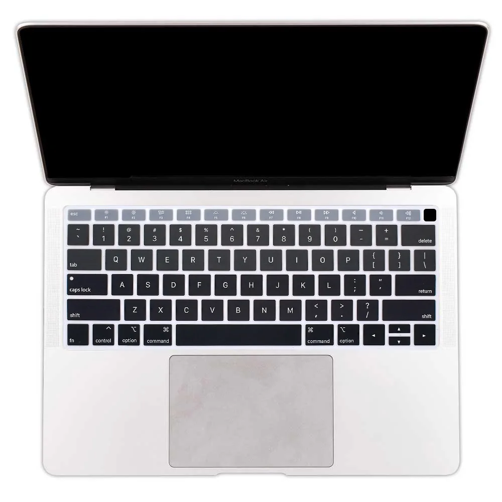 Redlai Englsih градиент Цвет силиконовый чехол кожи для нового Macbook Air 13," A1932 с retina Дисплей& Touch ID