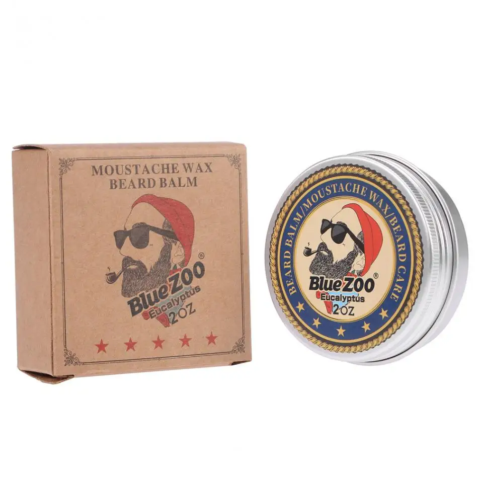 Blue Zoo 60 г натуральный бальзам с маслом для бороды воск усов увлажняющий ухода за