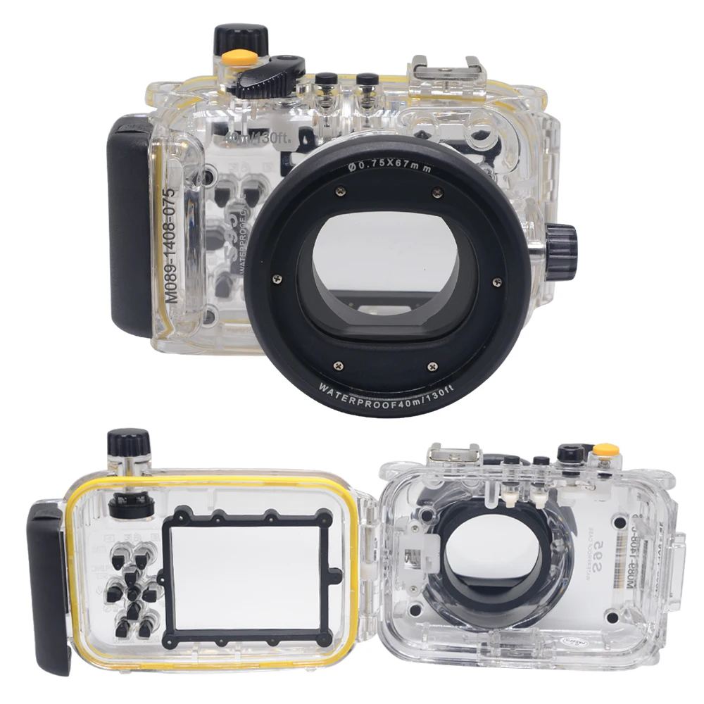 Mcoplus 40 м 130 футов Водонепроницаемый чехол для камеры подводной съемки Canon S95 |