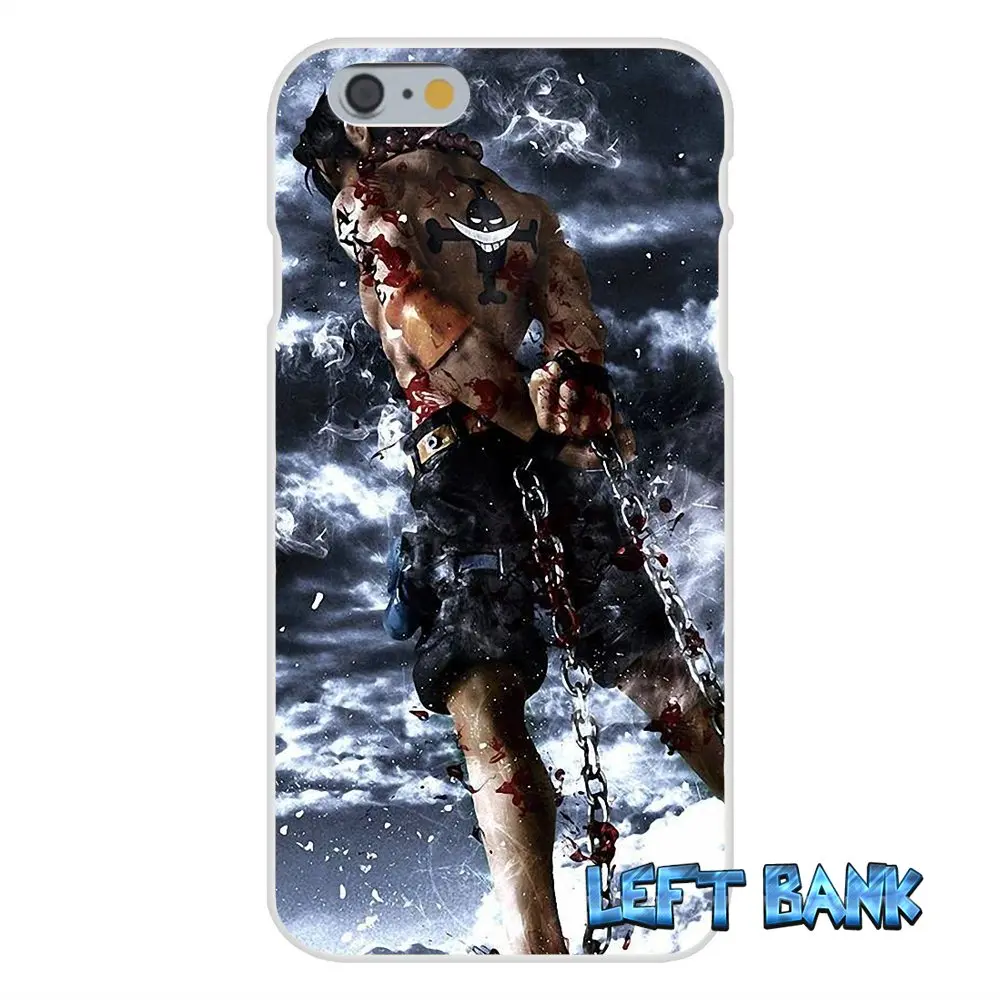 One Piece Portgas D. Ace Slim Silicone Case For iPhone X 4 4S 5 5S 5C SE 6 6S 7 8 Plus | Мобильные телефоны и аксессуары