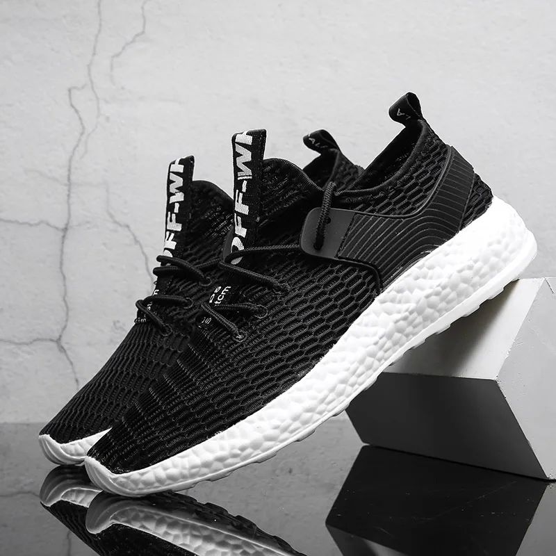 Мужская обувь 2018 г. Кроссовки Мужские дышащие Осенние Летние сетчатые низкие