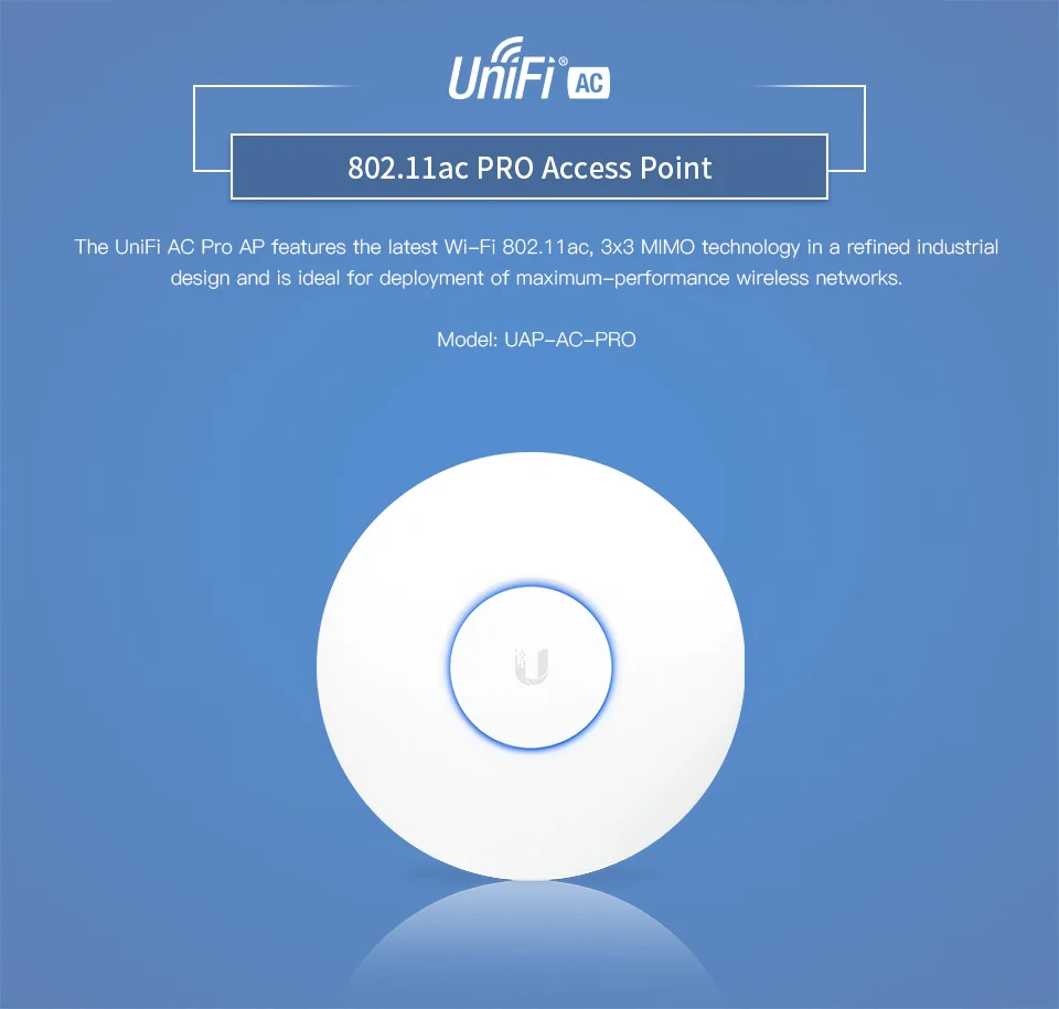Ubiquiti UniFi AC PRO AP(UAP-AC-PRO) 802.11ac Dual Radio точка доступа Wifi AP