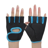 men fitness crossfit training half finger gloves non slip breathable extended wrist support bodybuilding weightlifting sports