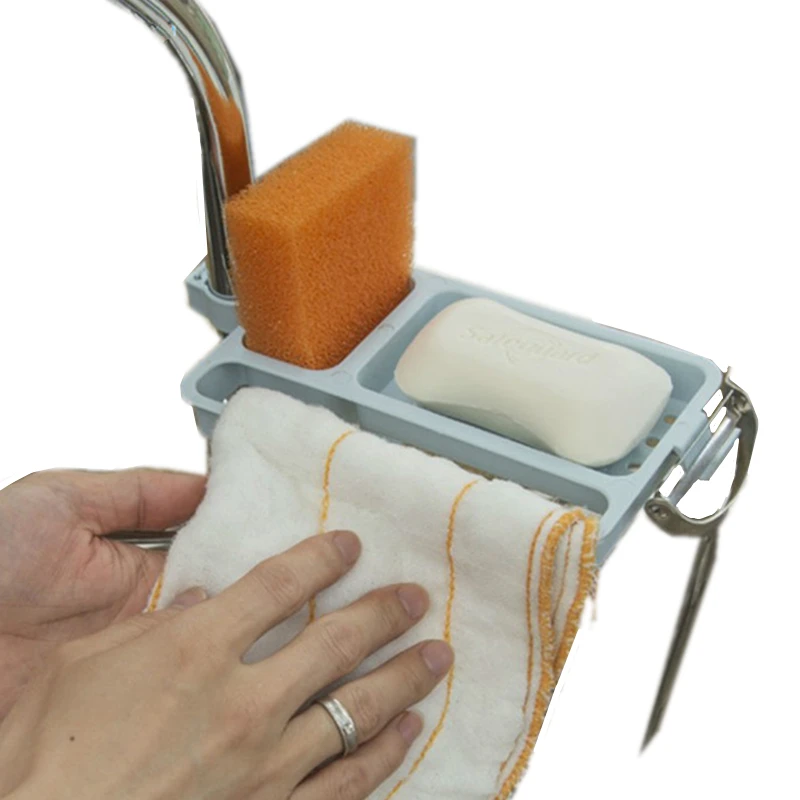 Кухонный держатель для хранения раковины зажим смесителя ванной комнаты