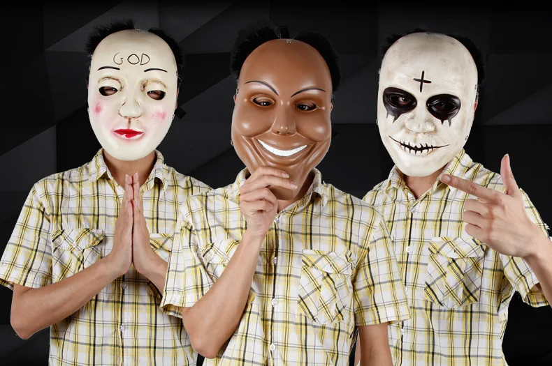 Лидер продаж! Маска Судная ночь косплей Бога 2016 страшные маски из фильма полная