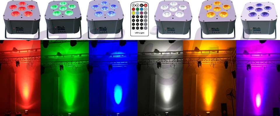 2016 новейший дизайн DJ Par Uplight аккумуляторная беспроводная батарея DMX Powered lights 6в1 RGBAW