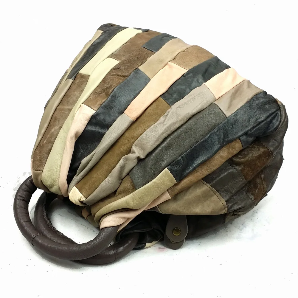 

ICEV Famous Brand Designer Women's Handbags Genuine Leather Crossbody Bags Female Patchwork Hobos Hand bag Messenger Sac a Main