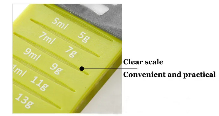 Двойные восемь регулируемых шкал волшебная мерная ложка для порошка