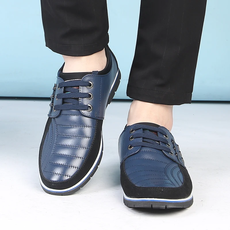 BIMUDUIYU Men Genuine Leather Shoes Spring Summer Sneakers High Quality Fashion Design Solid Comfortable Male Casual |