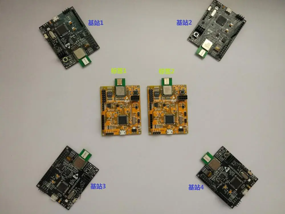 

Для установки в помещении DW1000 DWM1000 multi tag 4 base station 2 tag