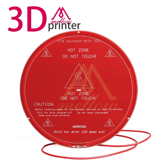 Delta Rostock MK2Y Круглая Тепловая кровать аналогичная MK3 3D принтер печатная плата с