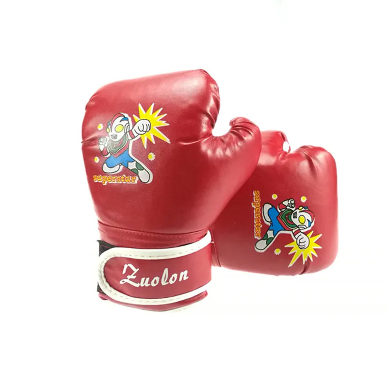 Детские прочные боксерские перчатки 1 пара высокое качество Мультяшные спарринг