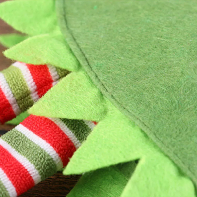 Рождественские Чехлы для бутылок эльфа вина шампанского одежда с шапками дома