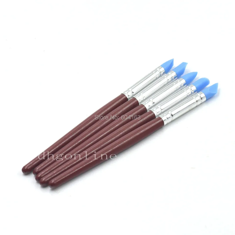 Один набор Инструменты для гончарного дела силиконовый резиновый наконечник