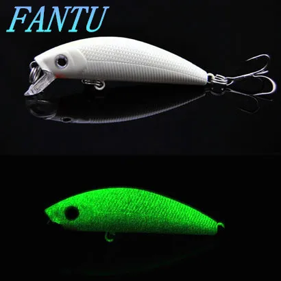 

Светящаяся рыболовная приманка FANTU для ночной рыбалки, 8 г/7 см, искусственная жесткая приманка, рыболовные снасти
