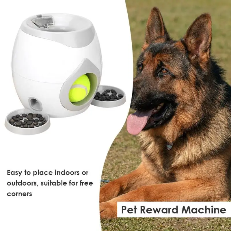 Intelligence Series Dog Tennis Ball Toys Fetch Launcher Reward Automatic Throwing Machine Pet Throw Device Emission | Дом и сад