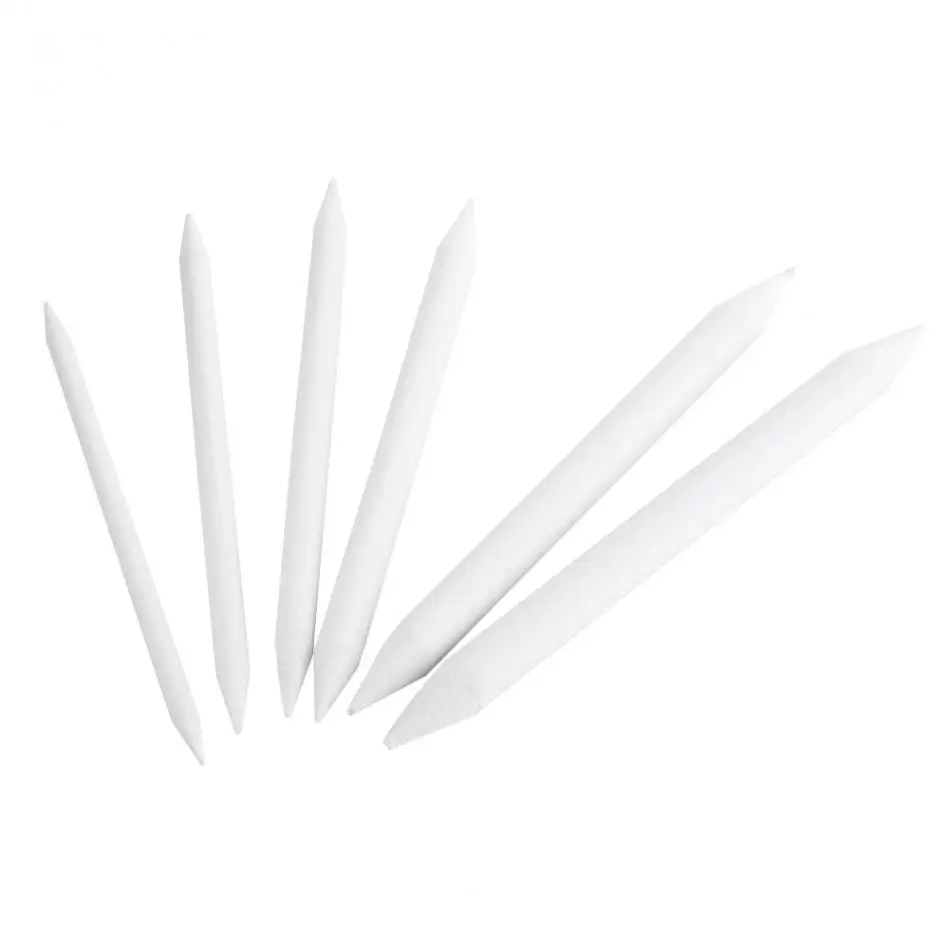 Оптовая продажа 6 шт./лот ручка для рисования скетчей белая с двойной головкой