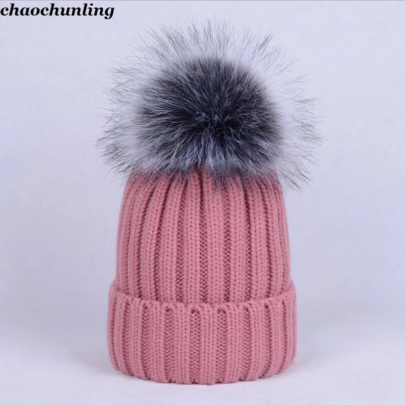 2018 новые зимние шерстяные шапочки леди двойной утолщенной имитация кроличьей