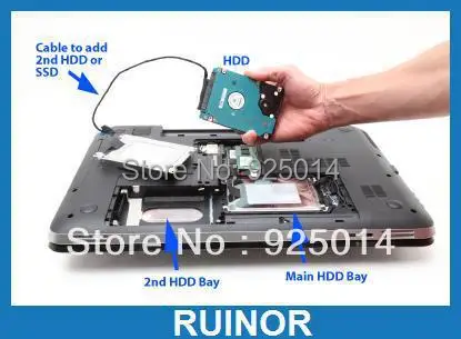 2nd HDD SATA Кабельный соединитель Комплект для HP dV7t 6000 dv7 серии DV7qte|kit connector|kit kitskit cables |