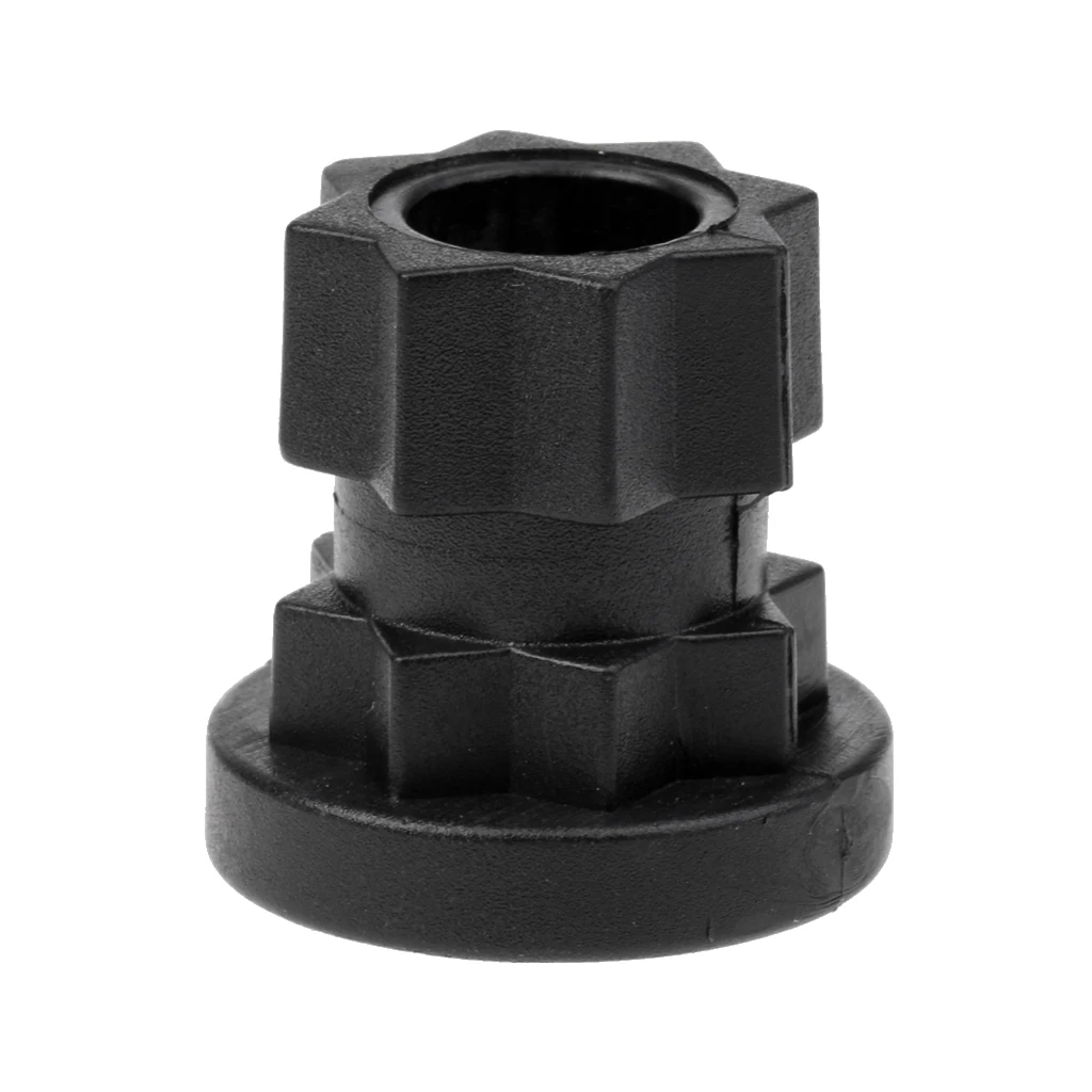 

2 Pieces Black Nylon Universal Marine Kayak Boat 22mm Ram Post Base Mount for Fishing Rod Holder Track System Base