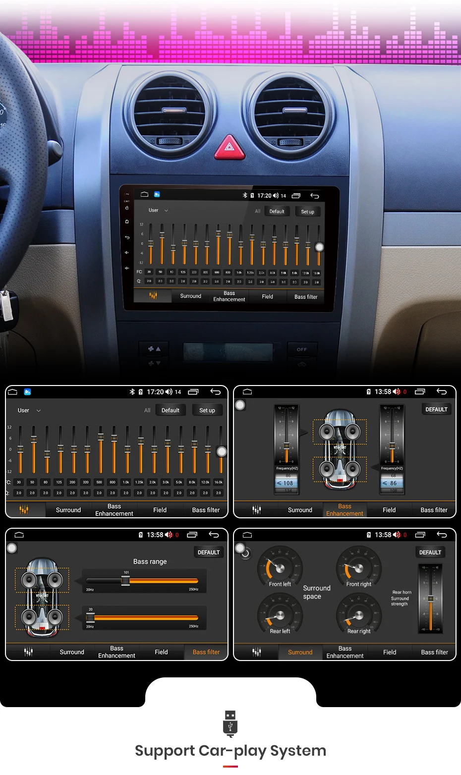 Junsun 4G+ 64G CarPlay Android 9,0 для HAVAL Hover Защитные чехлы для сидений, сшитые специально для Great Wall H5 H3 2010-2012 Автомобиль Радио Мультимедийный видеоплеер gps 2 Дина dvd