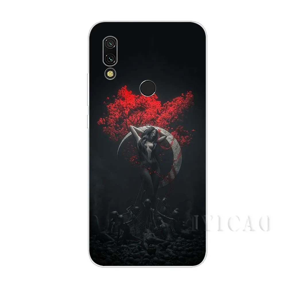 Жесткий чехол IYICAO grim Reaper для Xiaomi Redmi Note 3 4 5 6 7 Pro 5A Prime|Чехлы-накладки| |