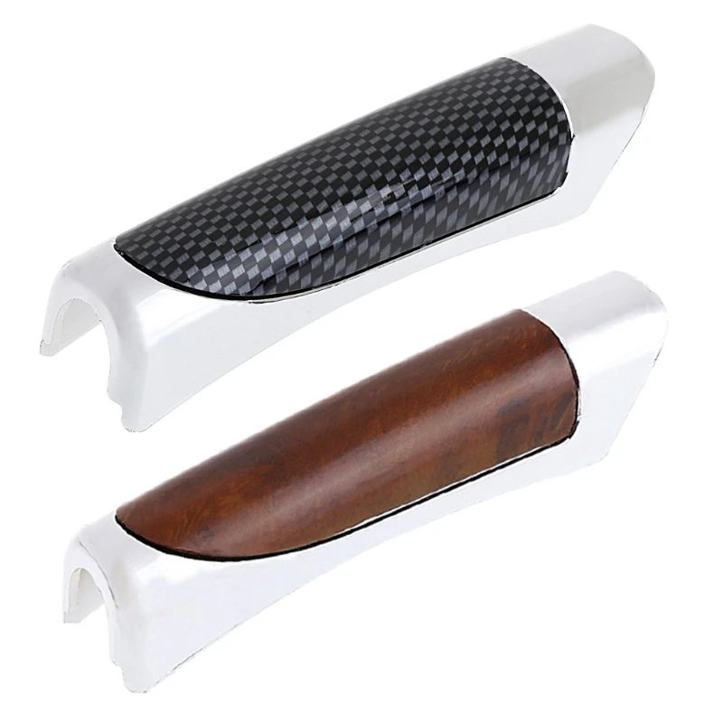 1 шт. Защитная крышка ручки ручного тормоза в стиле автомобиля из углеродного