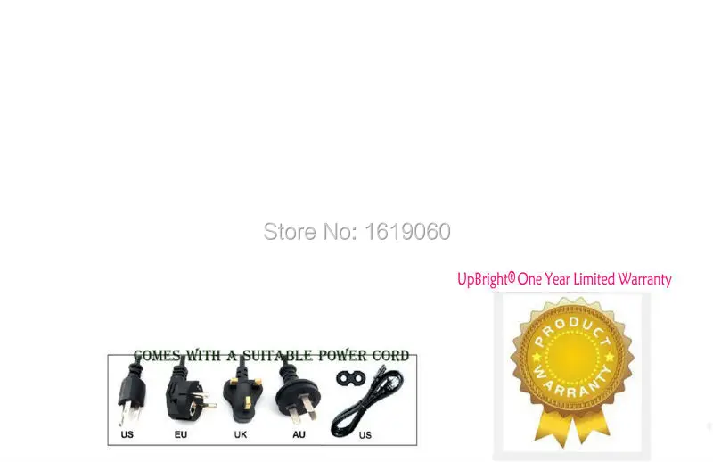 UpBright Новый 4 контактный AC / DC адаптер для ViewSonic VP2330WB VS10813 23 &quotШирокоэкранный ЖК