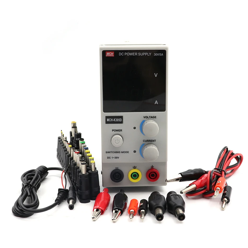 MCH K305D мини лабораторное переключение Регулируемый источник питания постоянного