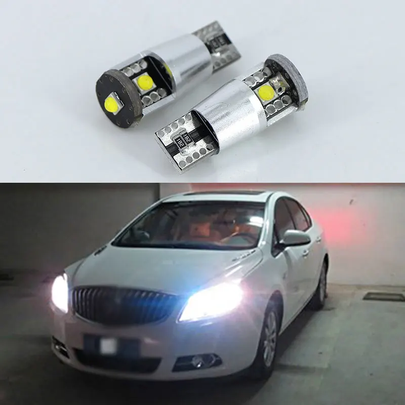 2x6000K Canbus светодиодный T10 W5W Габаритные паркосветодиодный чные Светодиодные