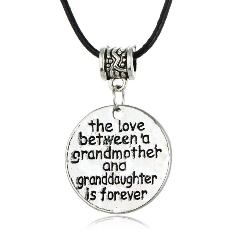 Кожаная цепочка ожерелье с лошадью сестрой женское семейное женской мамой