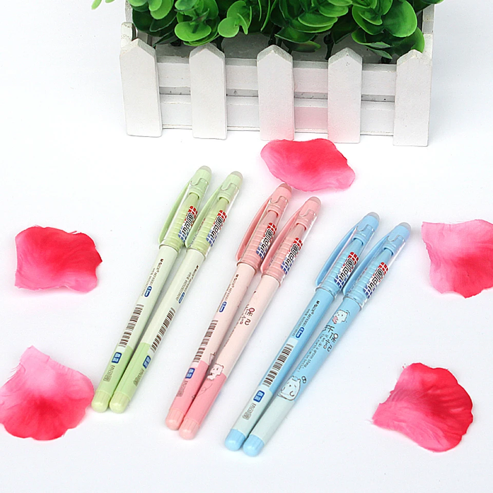 Ручки гелевые стираемые с черными и синими чернилами 0 5 мм 3 шт.|erasable gel pens|gel penpen 0.5mm