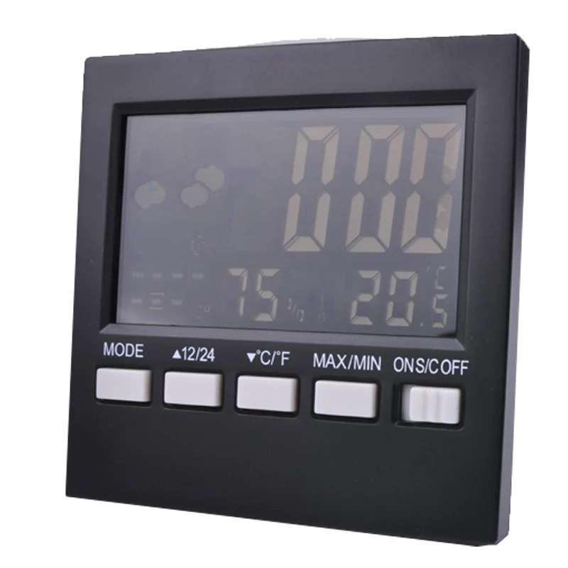 Цифровая цветная метеостанция Электронный температурный гигрометр для