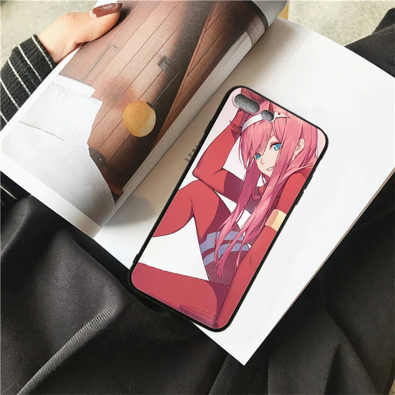 Мягкий чехол для телефона HOUSTMUST с анимацией дорогой в Franxx эстетике iPhone 6 6s 7 8X5 5S 6plus
