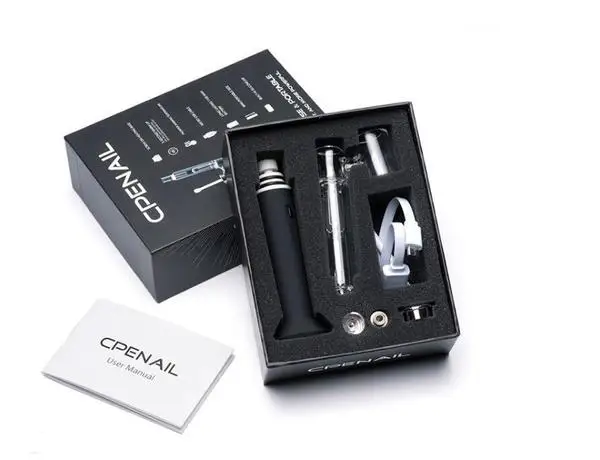 Portable Dab Rig For Wax E Nail Kit Ceramic Quartz Titanium 1100mAh Battery Electric Pen With Glass Water Pipe |