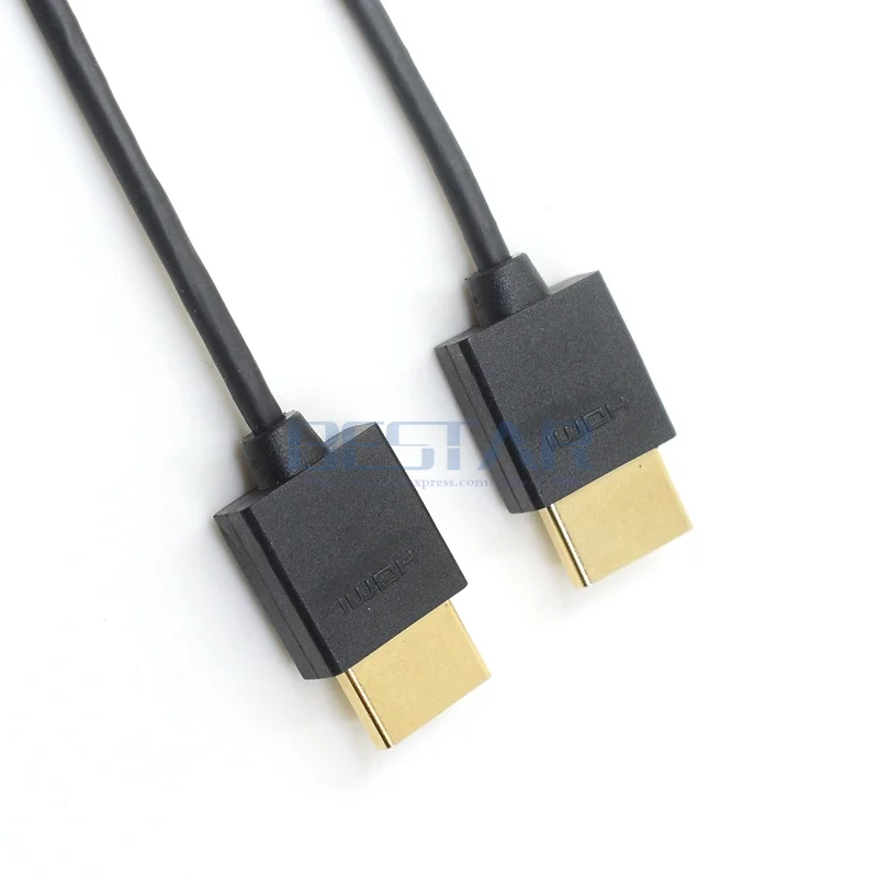 1 м OD 3 0 мм супер мягкий тонкий HDMI штекер мини и Мужской кабель для Moto мобильного