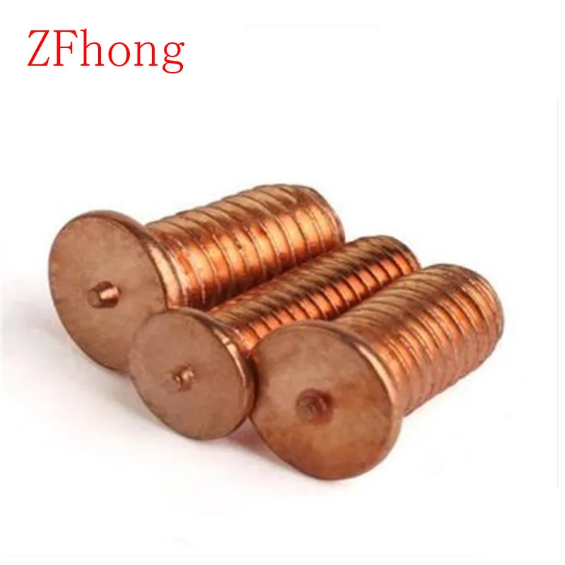 100 шт. медные сварочные винты из углеродистой стали M3 M4 M5 M6 ISO13918 DIN32501|screw set|welding studm3