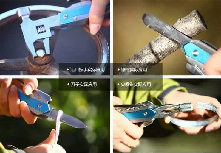 Красные многофункциональные плоскогубцы из нержавеющей стали hammer take+ 6 отверток лезвия