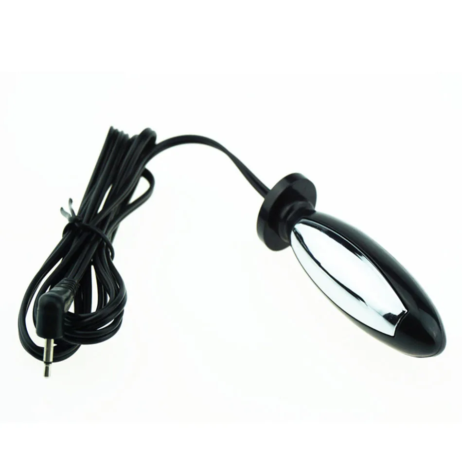 Анальная влагалищная пробка с электрическим током электрический массаж секс