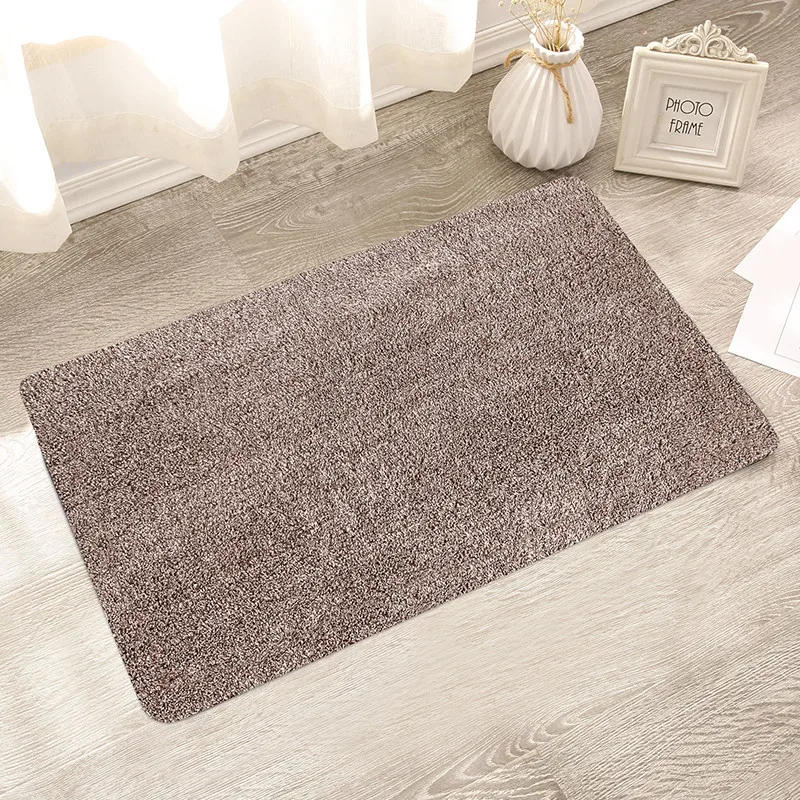 Indoor Super Absorbs Doormat Latex Backing Non Slip Door Mat for Small Front Inside Floor Dirt Trapper Cotton Entrance Rug | Дом и сад