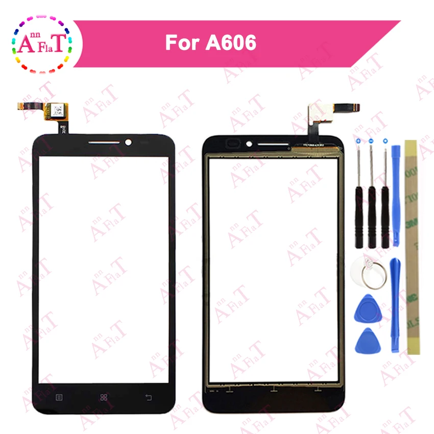 For Lenovo A606 Touch Screen Digitizer Sensor Outer Glass Lens Panel 3m glue Free | Мобильные телефоны и аксессуары