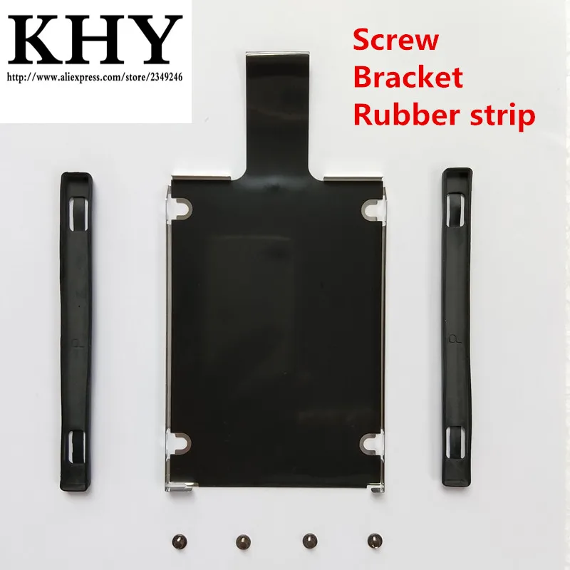 Оригинальный 7 мм жесткий диск HDD SSD Caddy кронштейн резиновые и винты для ThinkPad X220 X230
