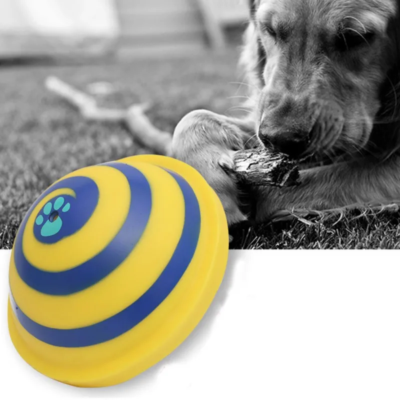 

Pet Non-toxic Squeaky Decompression Semi-circular Chew Toy The Squeaky Durable Teeth Cleaning Toy