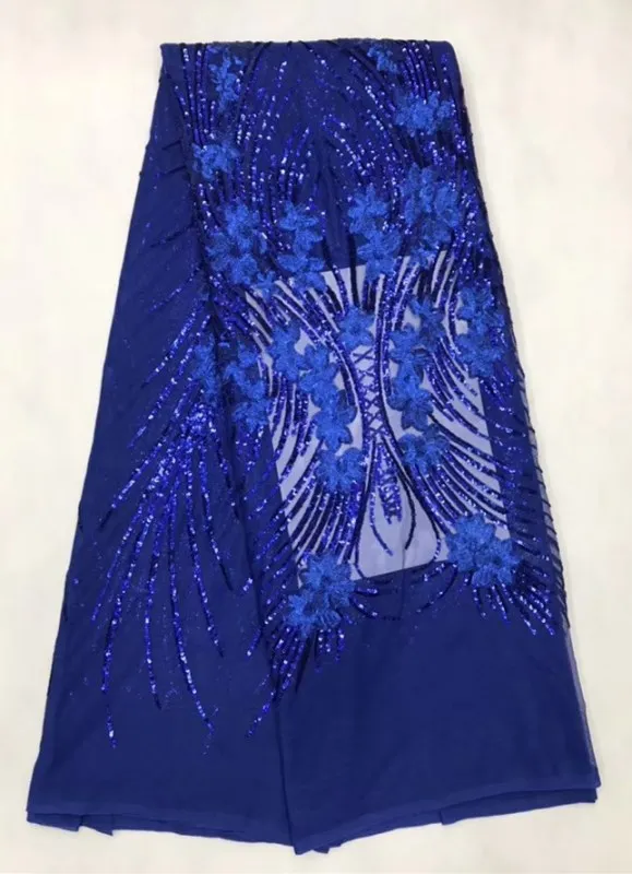 Лидер продаж дизайн в нигерийском стиле высокое качество 2019 Блестки Кружева