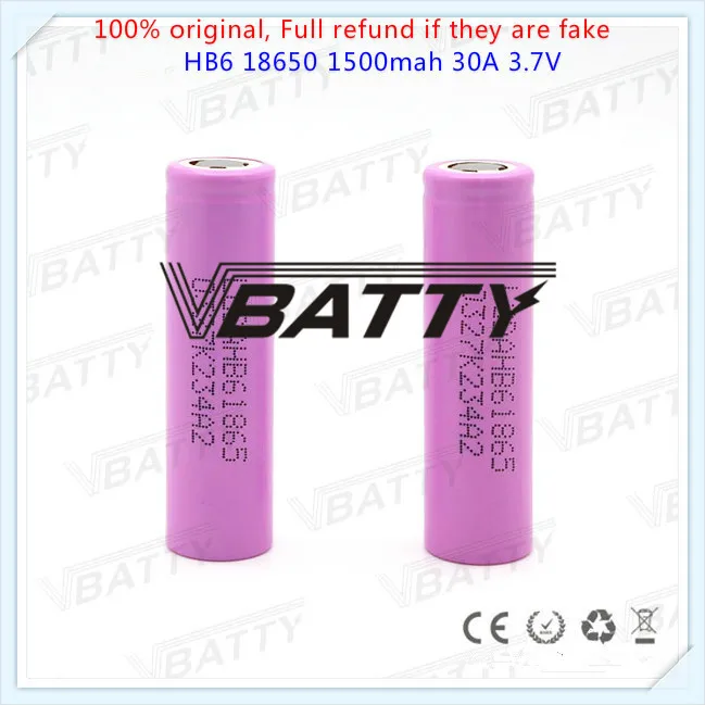 Оригинал Корея hb61865 3 7 v для lg hb6 1500mAh 30A Высокая сливная батарея розовый LG HB6