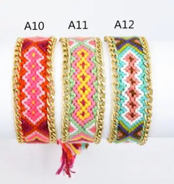 8 шт. плетеные браслеты из хлопка с вышивкой|friendship bracelets|chain braceletgirls bracelet |