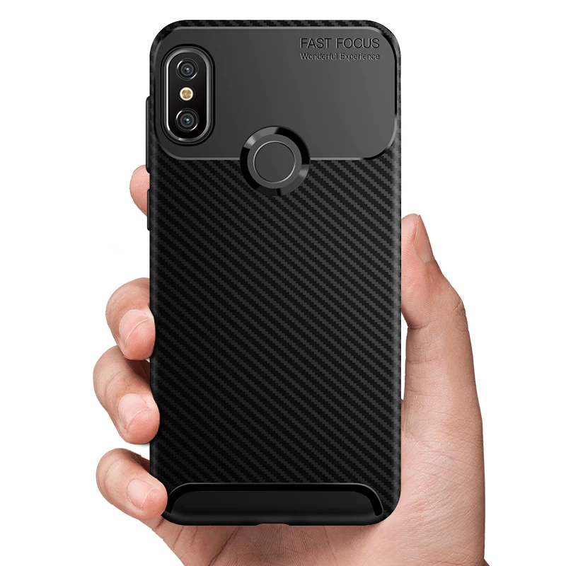 Чехол для xiaomi Redmi Note 6 Pro чехол 26 дюйма защитный из углеродного волокна Xiaomi