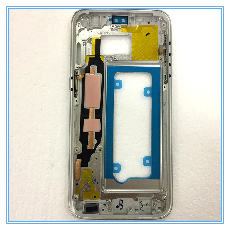 1 шт. средняя рамка для Samsung Galaxy S7 G930 G930F Рамка Металлическая Корпус Шасси с боковой