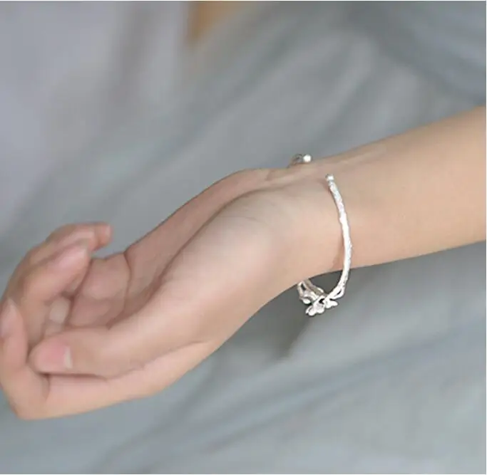 2019 модные креативные ювелирные изделия из сплава изысканный цветок вишни ветви